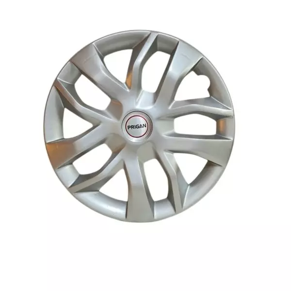 Prigan Vezel Car Wheel Cover 300 mm (12 inch) High-Grade ABS Silver for Passenger Vehicle (Set of 4 Pcs)