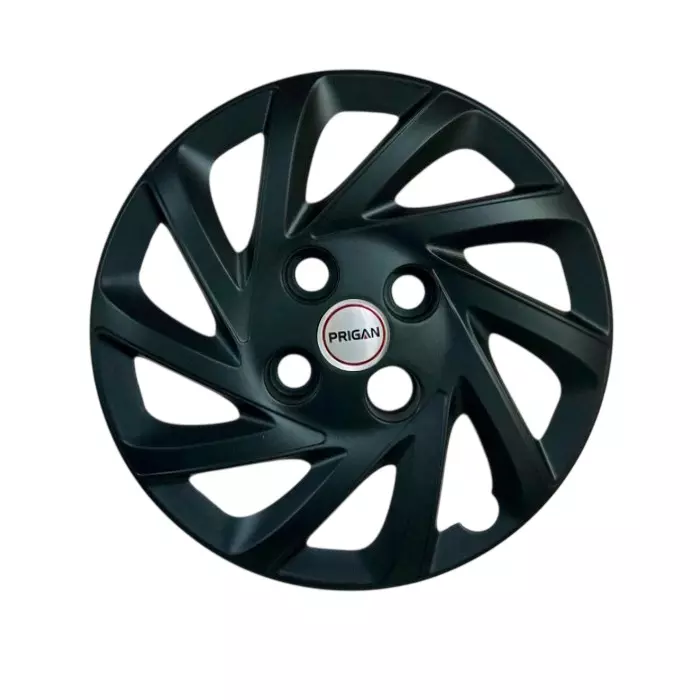 Prigan Santro 2018 Full Car Wheel Cover 325 mm (13 inch) High-Grade ABS Black for Passenger Vehicle (Set of 4 Pcs)