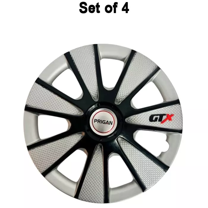 prigan-gtx-reverse-car-wheel-cover-325-mm-13-inch-high-grade-abs-silver-black-for-passenger-vehicle-set-of-4-pcs