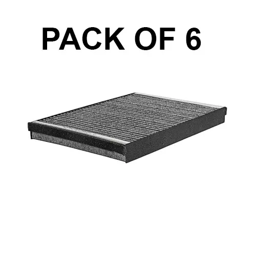 SCT Germany Activated Carbon Cabin Air Filter for Audi, Seat, SAK135 (Pack of 6)