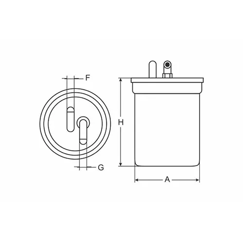 SCT Germany In-Line Fuel filter for Mercedes-Benz, ST391