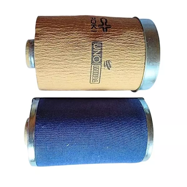 Uno Minda 500 ml Diesel Fuel Filter Cloth & Paper Body Blue & Beige Color for Universal Tractors, DFK6005