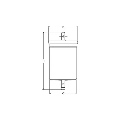 SCT Germany In-Line Fuel filter for Audi, Seat, Skoda, VW, SH6108