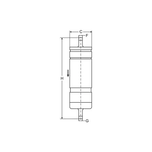 SCT Germany In-Line Fuel filter for Audi, Seat, ST6137