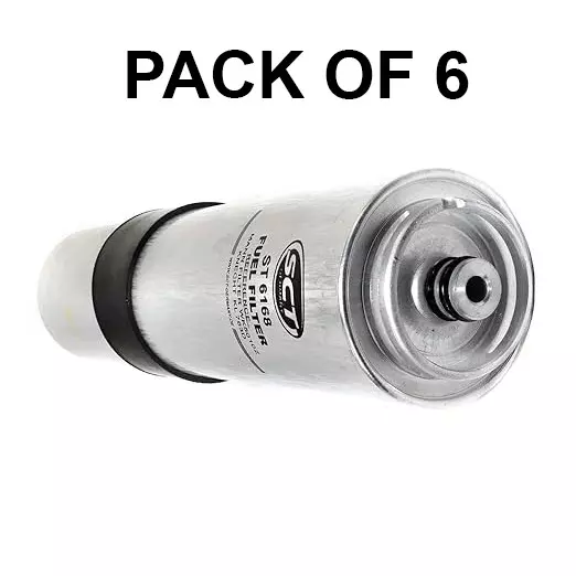 SCT Germany In-Line Fuel filter for Alpina, BMW, ST6168 (Pack of 6)