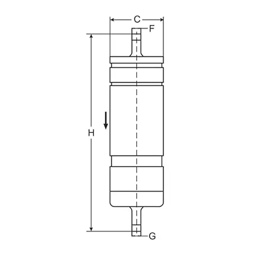 SCT Germany In-Line Fuel filter for Alpina, BMW, ST6168 (Pack of 6)