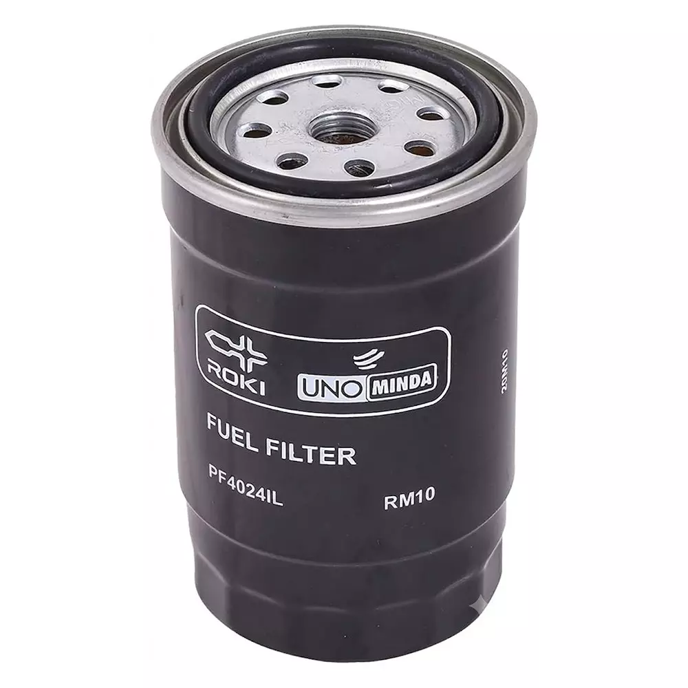 Uno Minda Fuel Filter Metal Body Black Color for Hyundai i10, i20, PF4024IL