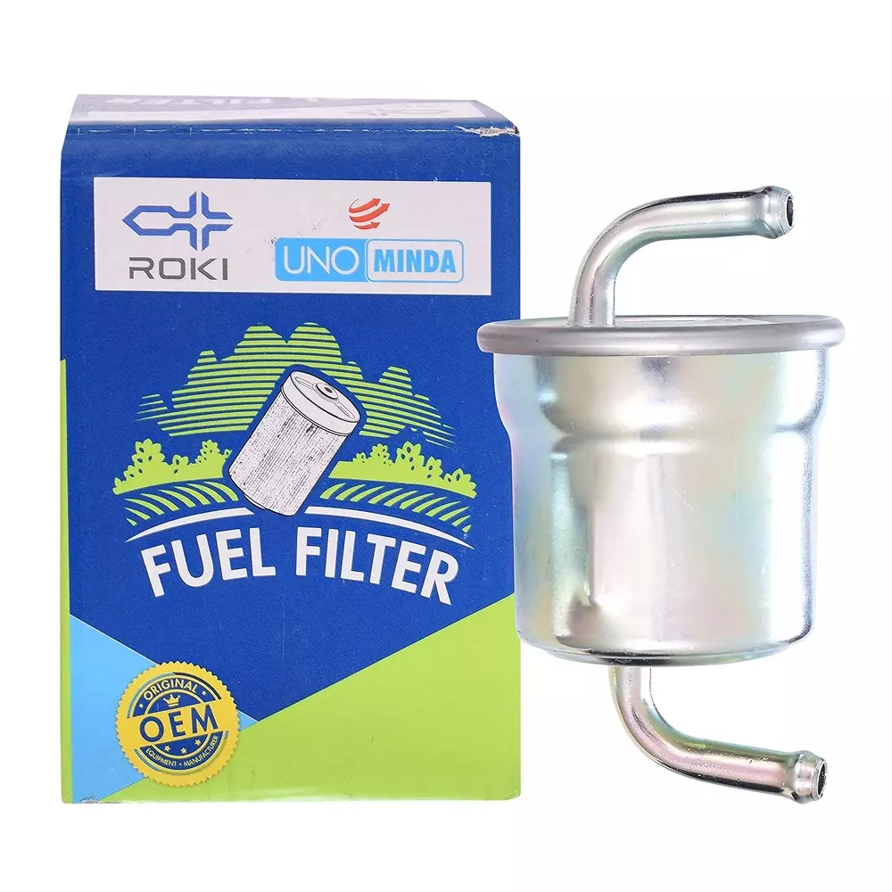 uno-minda-petrol-fuel-filter-metal-body-silver-color-for-maruti-suzuki-eeco-versa-petrol-pf4166il