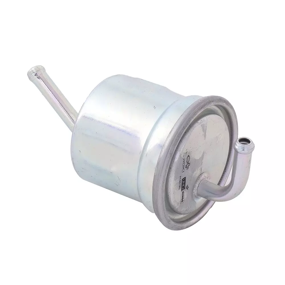 uno-minda-petrol-fuel-filter-metal-body-silver-color-for-maruti-suzuki-swift-2011-17-dzire-2011-17-pf4018il
