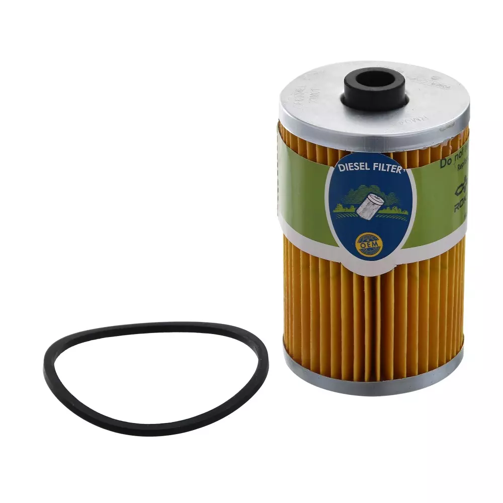 uno-minda-500-ml-diesel-fuel-filter-star-type-metal-synthetic-paper-body-silver-yellow-color-for-universal-tractors-df6004el