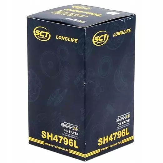 SCT Germany Insert Oil Filter for Audi, Cabriolet, Ford, Volvo, VW, SH4796L (Pack of 6)