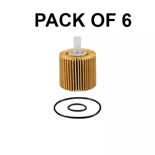 SCT Germany Insert Oil Filter for Audi, BMW, VW, SH4041L (Pack of 6)