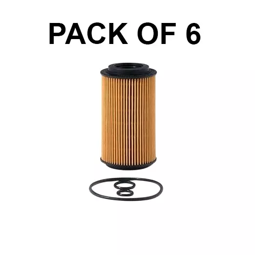 SCT Germany Insert Oil Filter for Caliber, Jeep, Mercedes-Benz, SH4101P (Pack of 6)