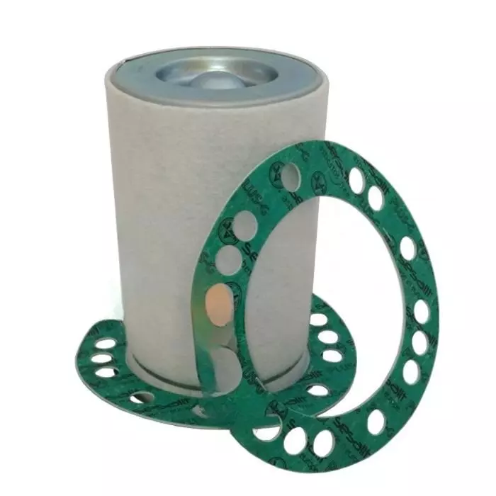 Kaeser Air Oil Separator with Gaskit 229 mm Total Height 75.5 mm Inner Diameter Out-In Flow 5 bar, 6.3789.0