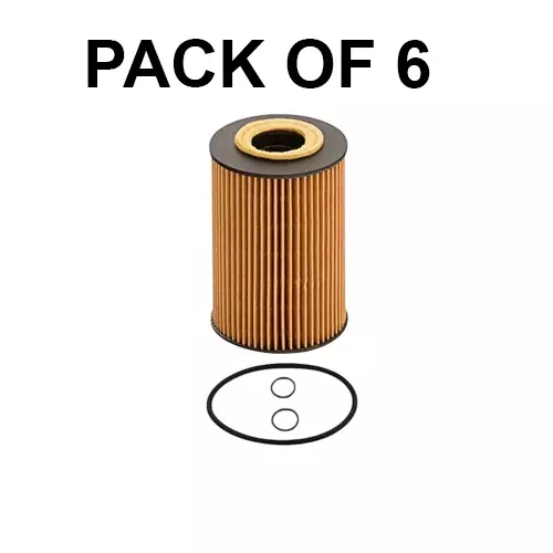 SCT Germany Insert Oil Filter for Audi, Seat, Skoda, VW, SH4049P (Pack of 6)