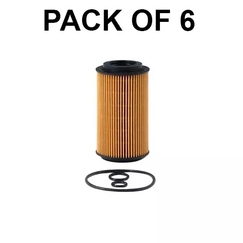 SCT Germany Insert Oil Filter for Audi, Skoda, VW, SH4088L (Pack of 6)