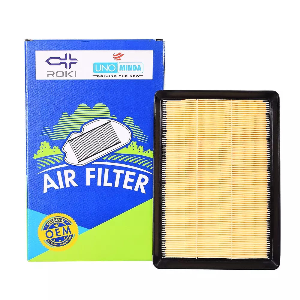uno-minda-engine-air-filter-plastic-synthetic-paper-body-black-beige-color-for-tata-altroz-diesel-af4090pu
