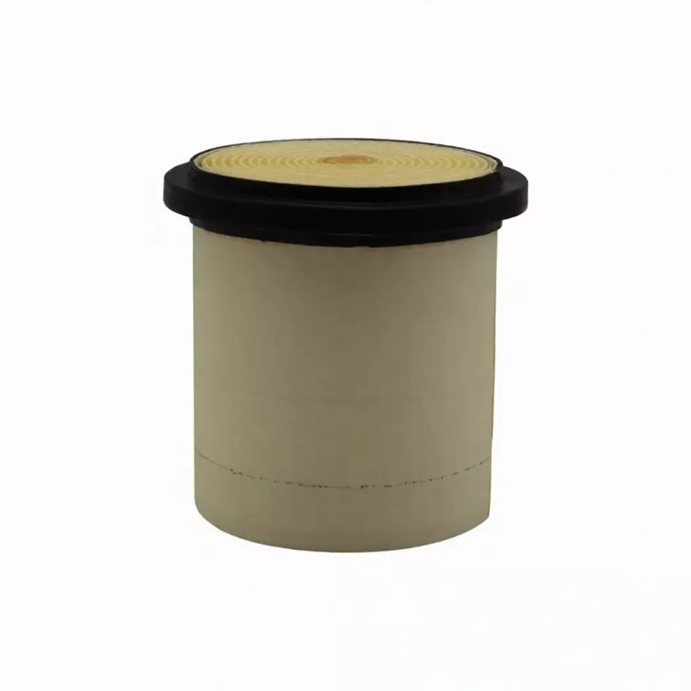 Kaeser Air Filter Cartridge Round Shape Black & Yellow Color 135 mm Total Height and 121 mm Outer Diameter, 6.4163.0