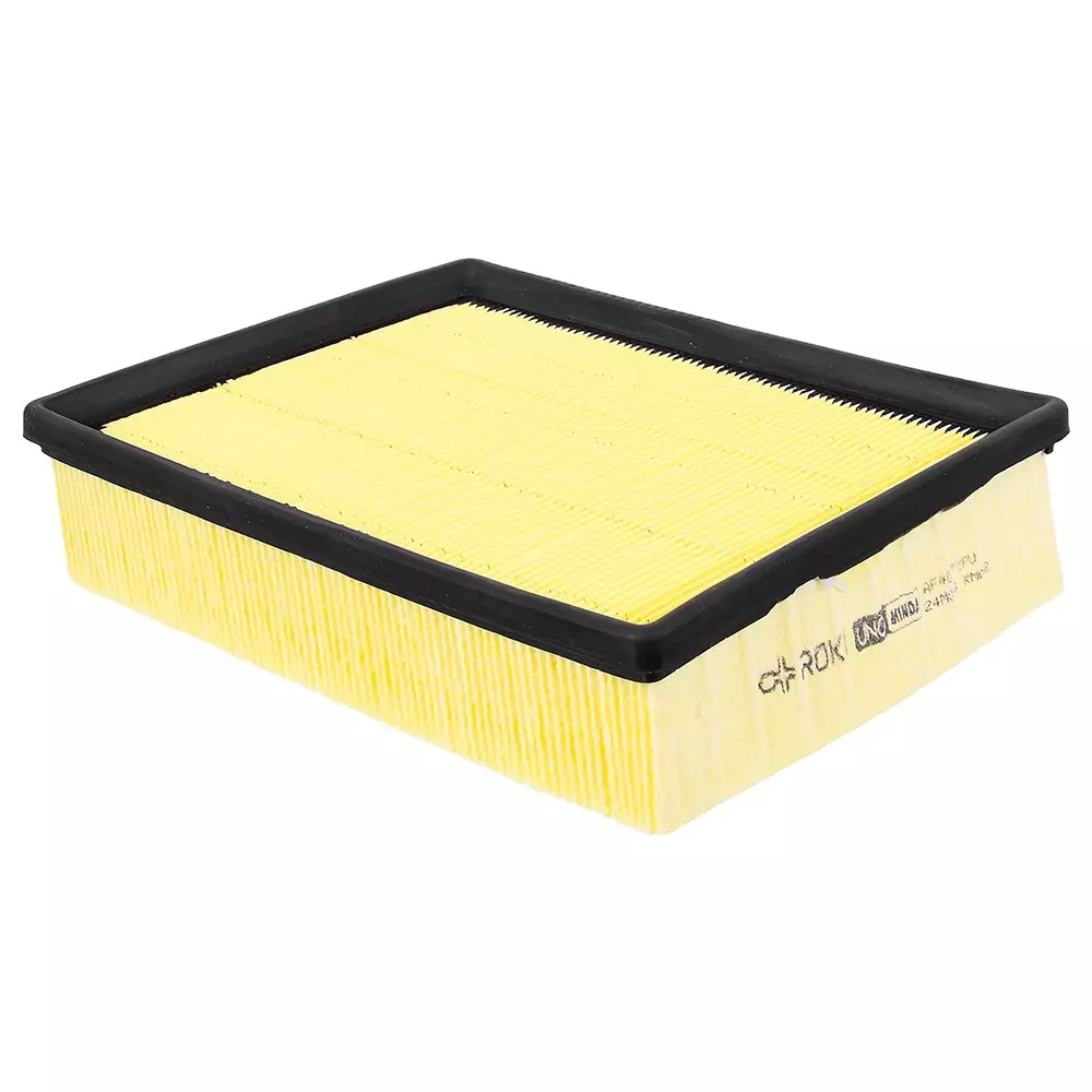 uno-minda-air-filter-plastic-synthetic-paper-body-black-yellow-color-for-mahindra-xuv-300-af4077pu