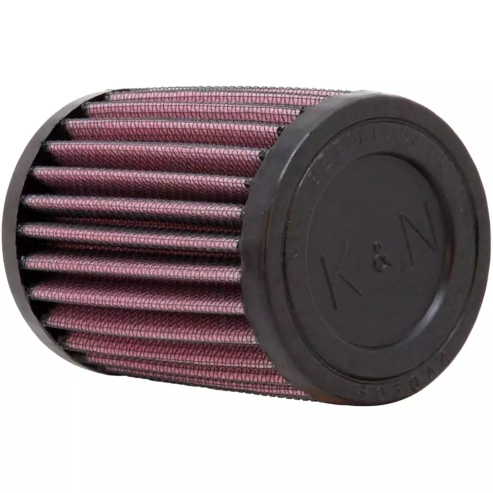 K&N Universal Clamp-On Air Filter Round Washable & Reusable 38 mm (1.5 inch) Flange ID, RU-0160