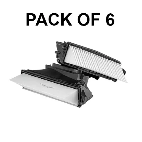 SCT Germany Insert Air Filter Set for Mercedes-Benz, SCT2384 (Pack of 6)