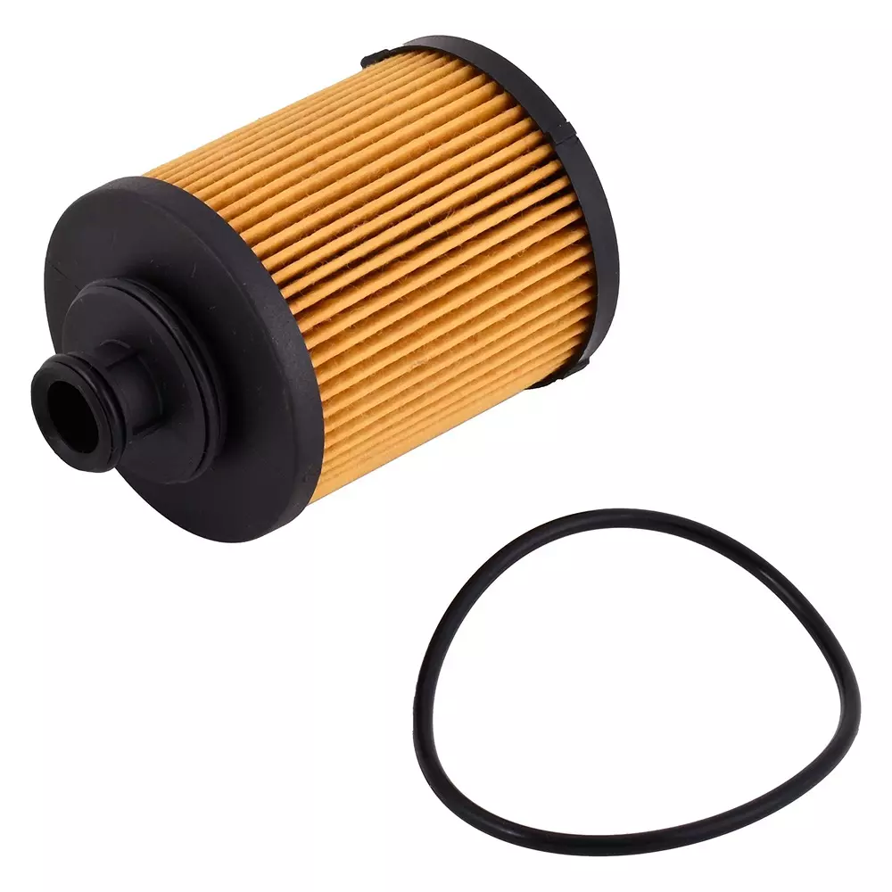 Uno Minda Lubrication Oil Filter Plastic & Synthetic Paper Body Black & Yellow Color for Maruti Suzuki Swift, Dzire, Ritz, Fiat Linea (Diesel), OF4005EL