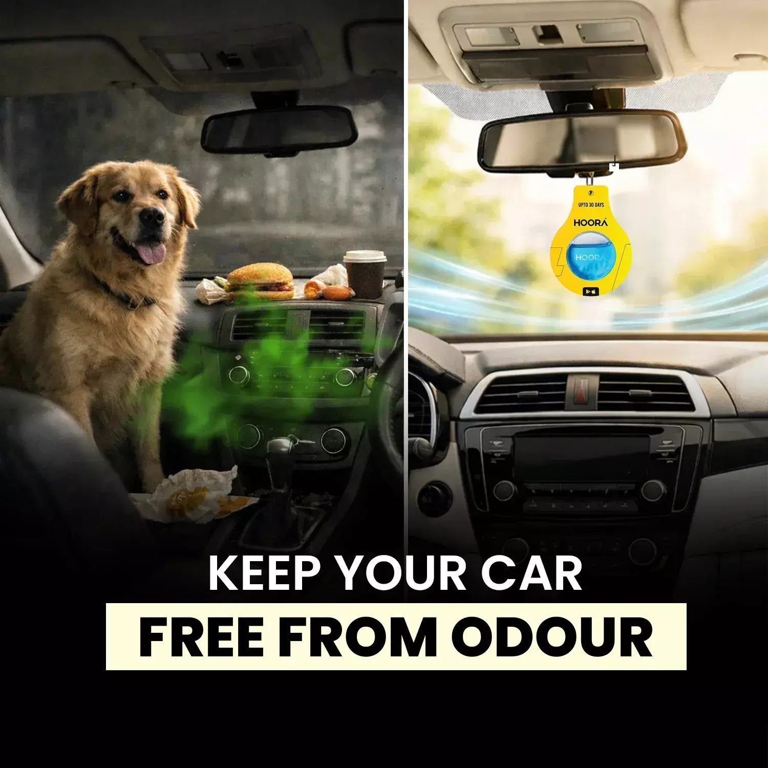 hoora-120-g-car-air-freshener-concentrated-perfume-oil-gel-with-odor-neutralizing-active-agents-cool-aqua-pack-of-3