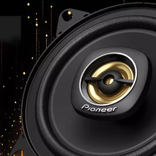 PIONEER Car Speaker 10 cm Size 230 W Max. Power Copper Coil Neodymium Magnet 2-Way Coaxial, TS-A1081F