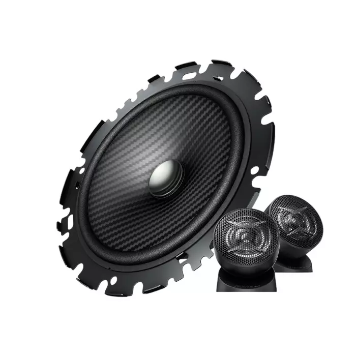 PIONEER Component Speaker 16 cm Size 260 W Max. Power Copper Coil Strontium Magnet 2-Way Component, TS-H650C-JM