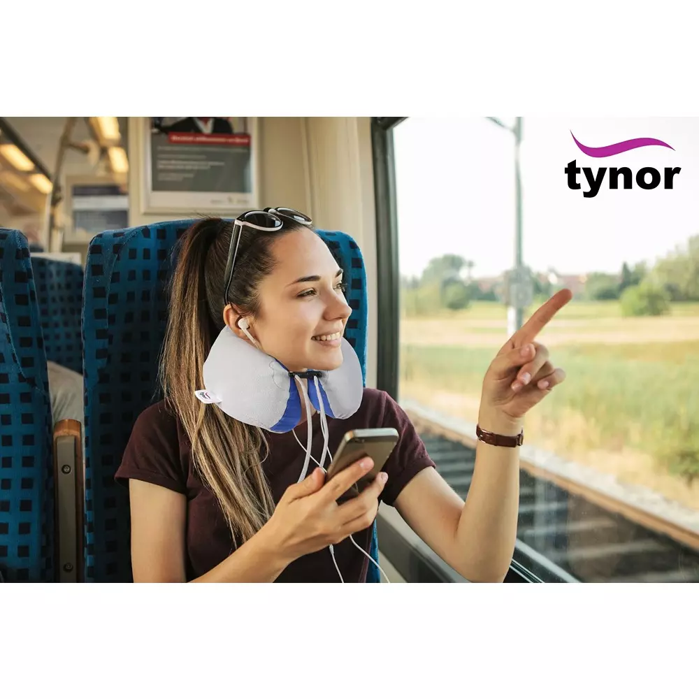 tynor-travel-pillow-royal-series-universal-size-grey-blue-color-90202
