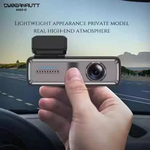 Cybernautt Dual Channel WiFi Dashboard Camera 2 K 128 GB 160° Wide Angle 2 Amp, X410-D