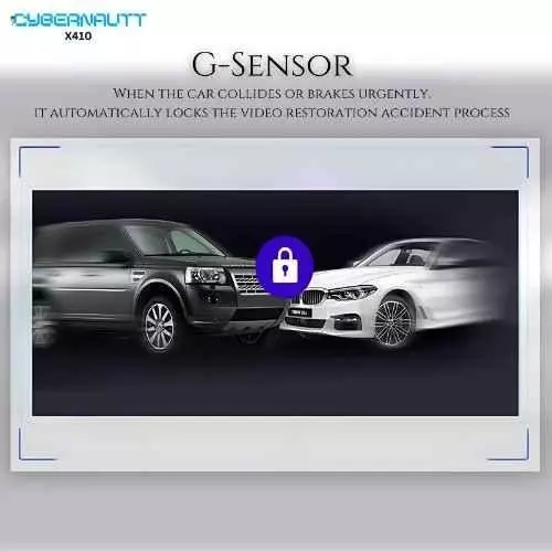 Cybernautt Wifi Dash Camera 2 K 128 GB 160° Wide Angle 2 Amp, X410