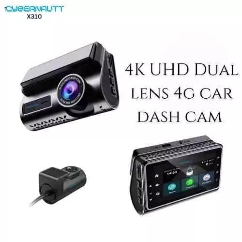 Cybernautt Dashboard Camera 4 K 128 GB 135° Wide Angle 4G 2 Amp, X310