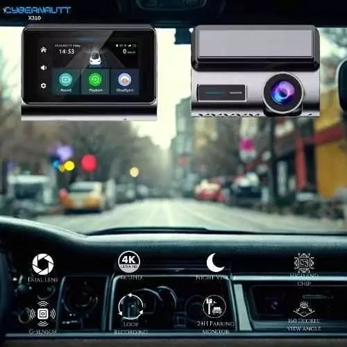 Cybernautt Dashboard Camera 4 K 128 GB 135° Wide Angle 4G 2 Amp, X310