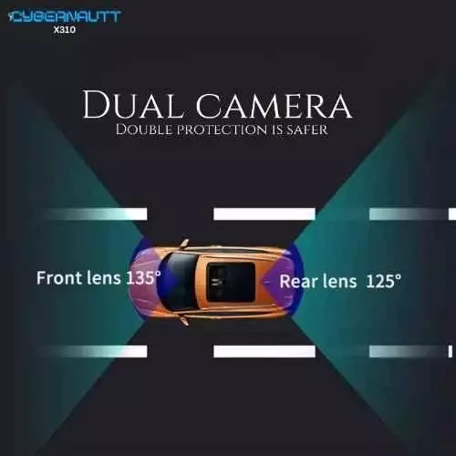 Cybernautt Dashboard Camera 4 K 128 GB 135° Wide Angle 4G 2 Amp, X310