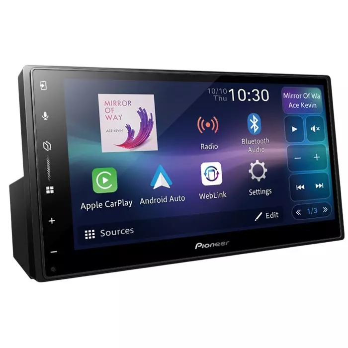PIONEER Multimedia Receiver 17.3 cm (6.8 inch) WVGA Capacitive Touchscreen, DMH-A5650BT