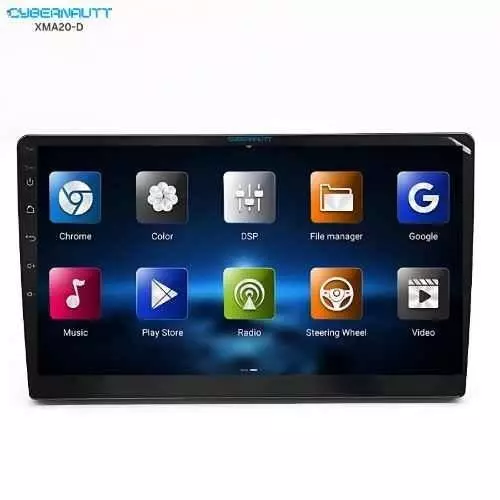 Cybernautt FHD Car Stereo 64 GB Rom 4 GB Ram Dual USB 2 K Resolution 25.6 cm (10.1 Inch), XMA20-D