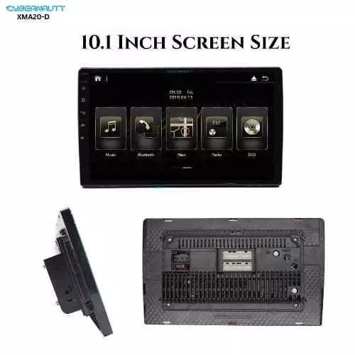 Cybernautt FHD Car Stereo 64 GB Rom 4 GB Ram Dual USB 2 K Resolution 25.6 cm (10.1 Inch), XMA20-D