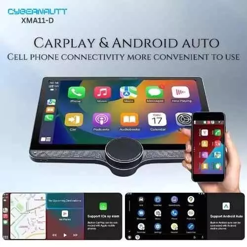 Cybernautt HD Car Music System 64 GB Rom 4 GB Ram Dual USB 2 K Res. 29.2 cm (11.5 Inch), XMA11-D