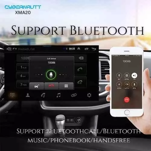 Cybernautt FHD Car Stereo 64 GB Rom 4 GB Ram Dual USB 2 K Resolution 25.6 cm (10.1 Inch), XMA20