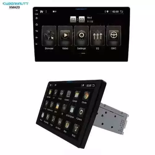 Cybernautt FHD Car Stereo 64 GB Rom 4 GB Ram Dual USB 2 K Resolution 25.6 cm (10.1 Inch), XMA20