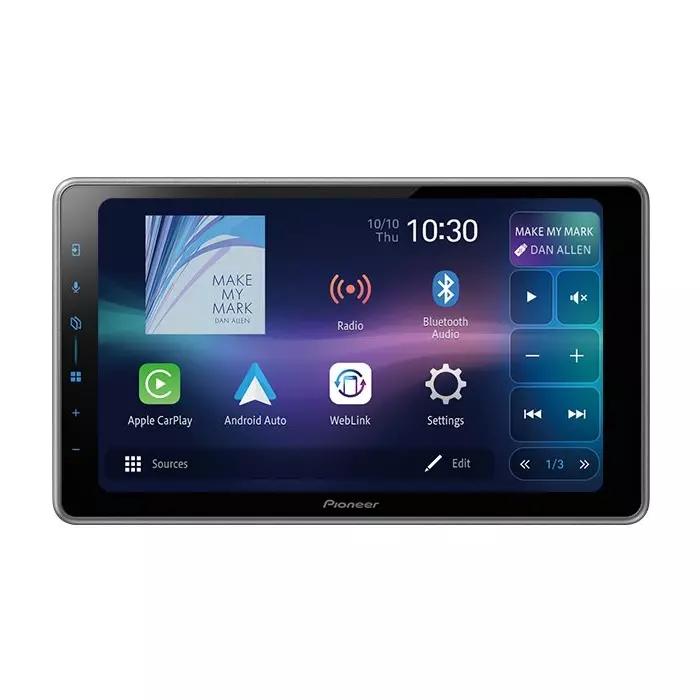 PIONEER Multimedia AV Receiver 22.86 (9 inch) Capacitive, Flat Screen, DMH-ZF7650BT