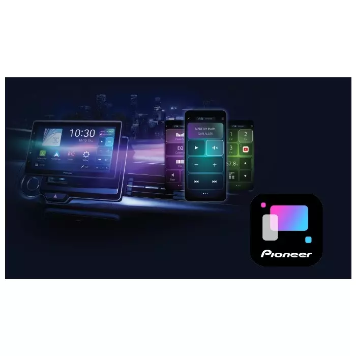 PIONEER Multimedia AV Receiver 22.86 (9 inch) Capacitive, Flat Screen, DMH-ZF7650BT
