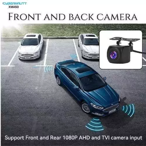 Cybernautt HD Car Stereo 64 GB Rom 4 GB Ram Dual USB 2 K Resolution 25.6 cm (10.1 Inch), XMA50-D