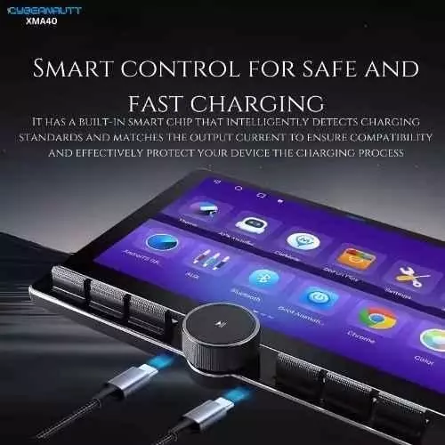 Cybernautt HD Car Stereo 64 GB Rom 4 GB Ram Dual USB 2 K Resolution 25.6 cm (10.1 Inch), XMA40