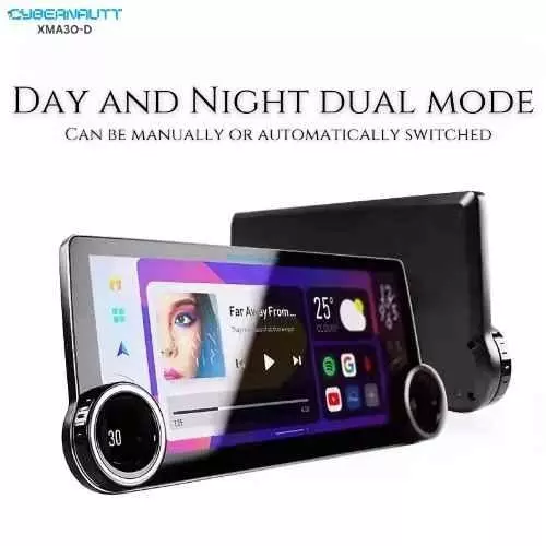 Cybernautt Car Stereo 64 GB Rom 4 GB Ram Dual USB 2 K Resolution 31.2 cm (12.3 Inch), XMA30-D