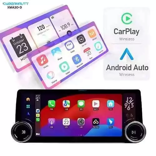 Cybernautt Car Stereo 64 GB Rom 4 GB Ram Dual USB 2 K Resolution 31.2 cm (12.3 Inch), XMA30-D