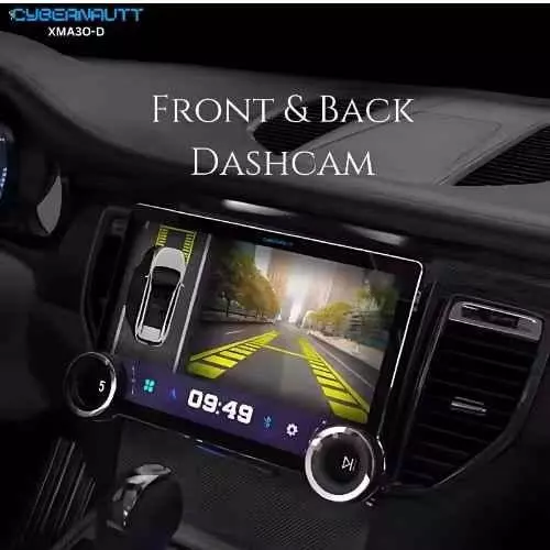 Cybernautt Car Stereo 64 GB Rom 4 GB Ram Dual USB 2 K Resolution 31.2 cm (12.3 Inch), XMA30-D