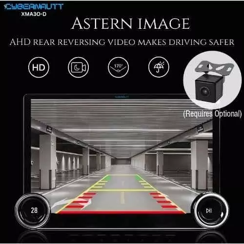 Cybernautt Car Stereo 64 GB Rom 4 GB Ram Dual USB 2 K Resolution 31.2 cm (12.3 Inch), XMA30-D