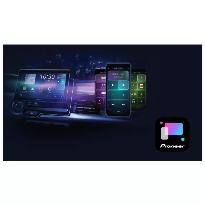 PIONEER Multimedia AV Receiver 25.65 cm (10.1 inch) HD Capacitive Touchscreen, DMH-ZF9650BT